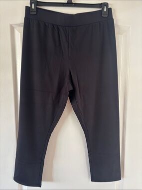 NWT Women with Control Black Leggings Inseam approximately 23 inches SZ LARGE